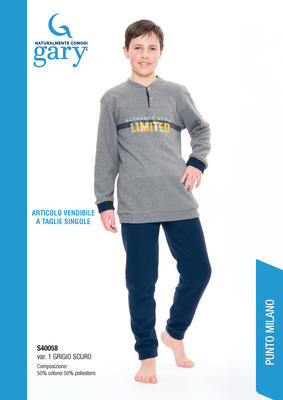 ΠΙΤΖΑΜΕΣ BOYS S/L S40058 Tellini S.R.L. Χονδρική ενδυμασία
